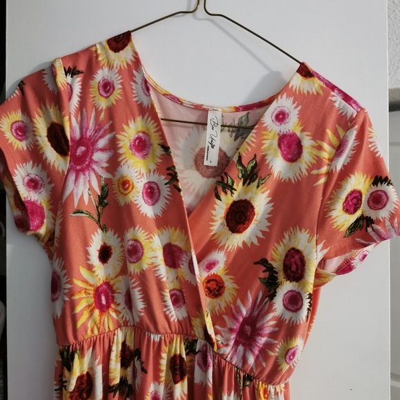Maxi dress short sleeve - Picture 1 of 6